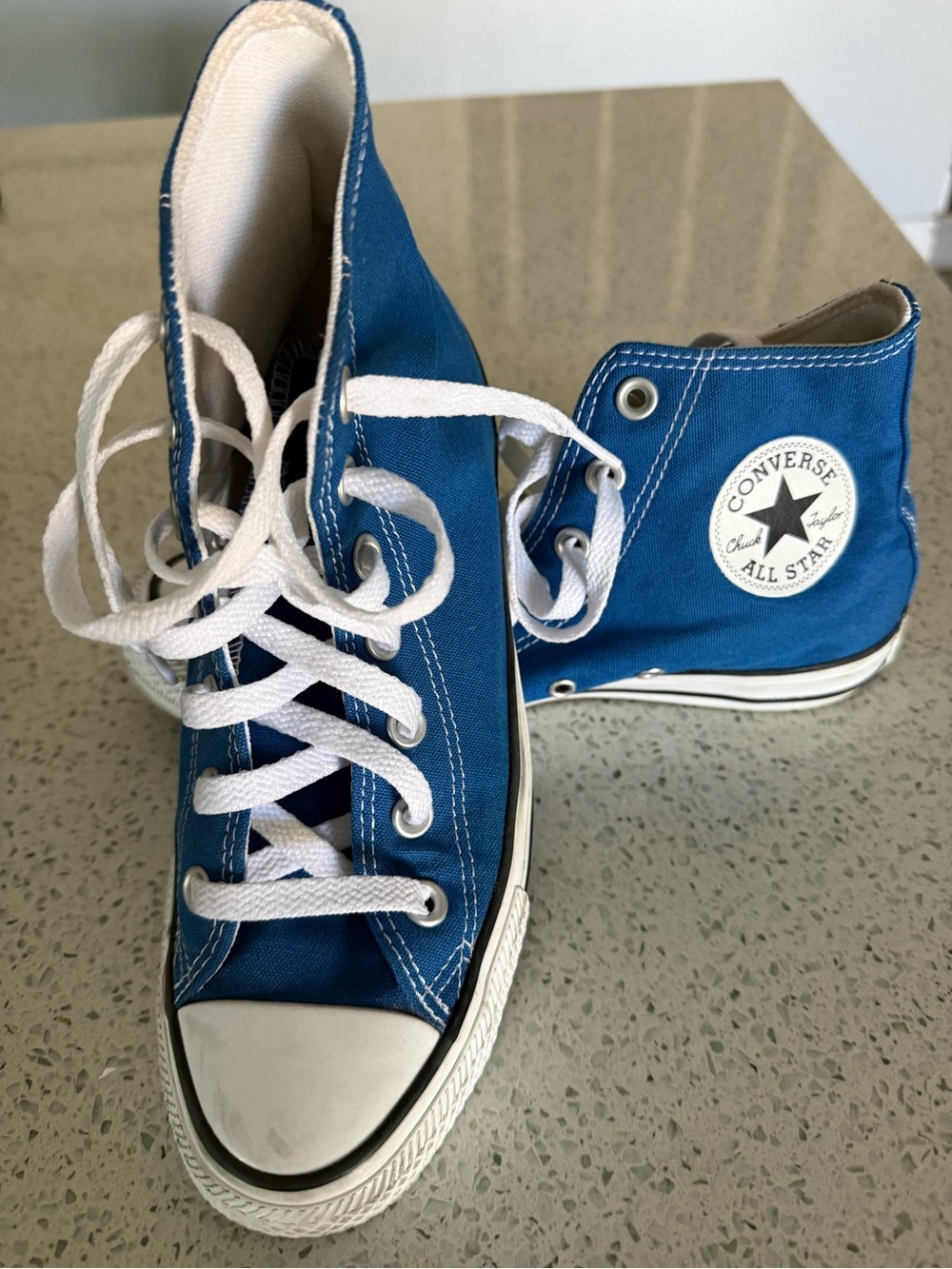 Converse  High-Top Sneakers -Chuck Taylor-Blue and White